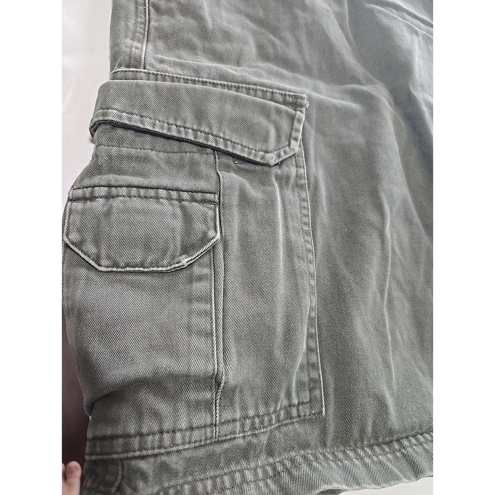 Mens Route 66 Shorts‎ Comfortable Size 42 Hunter Green Cargo A3265